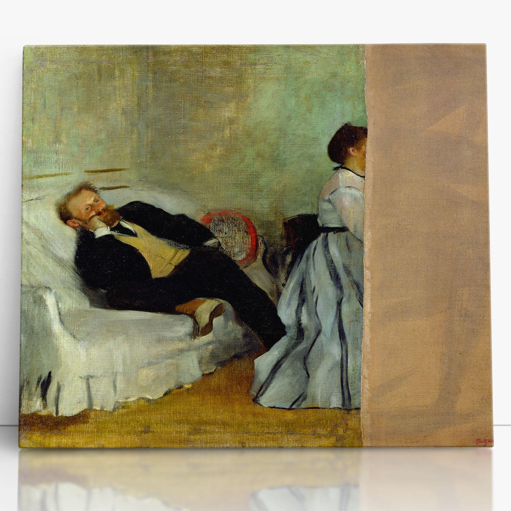 Édouard Manet e la moglie